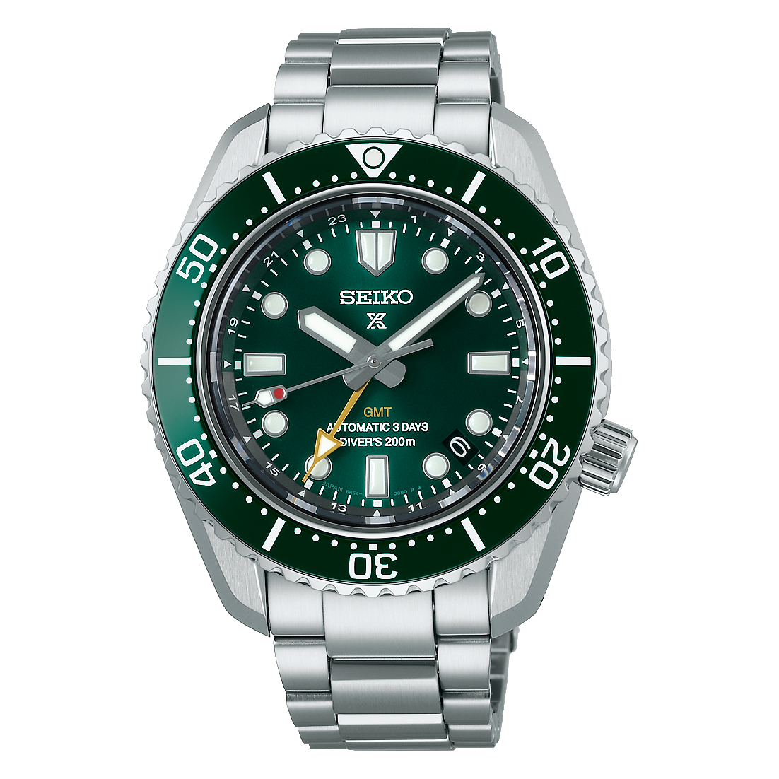 Seiko 1968 Japan Made Hulk Green GMT Baby Marinemaster 200M Men s Diver s Watch SPB381J1