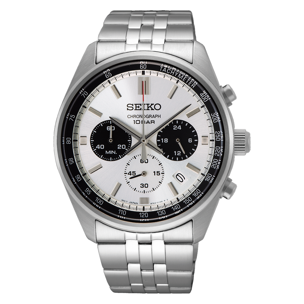 Seiko Chronograph Classic Men s Stainless Steel Watch SSB425P1