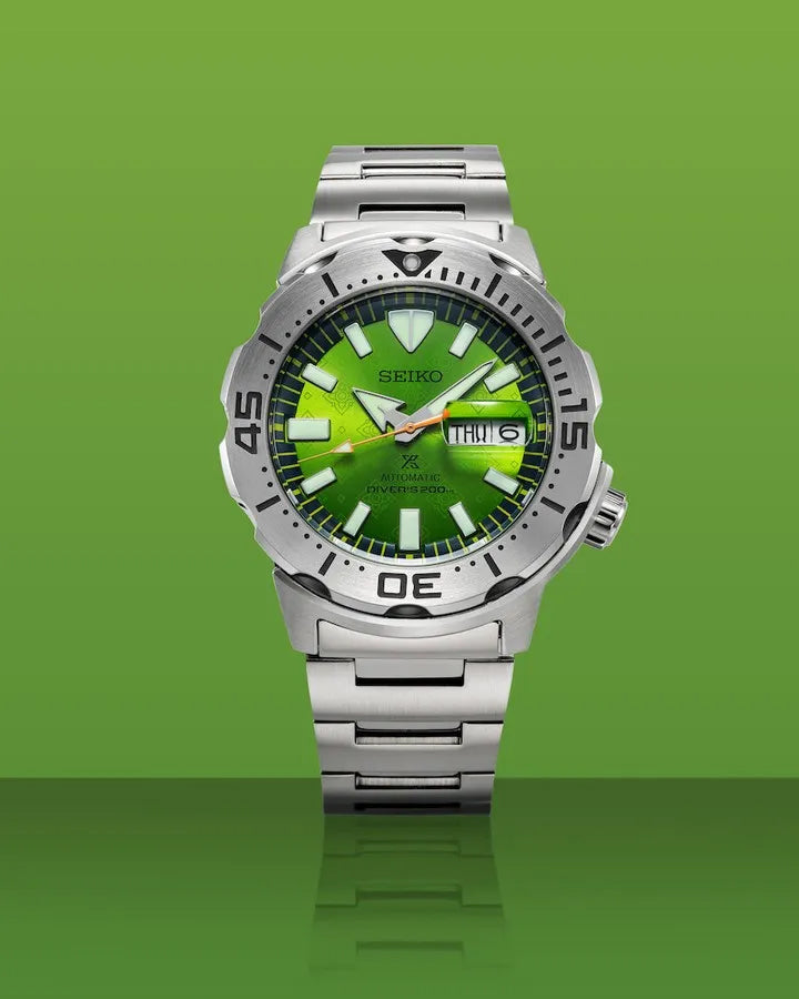 Seiko Thailand Monster LE Prajam Yam Gen Diver's 200M Men's Stainless Steel Watch SRPL41K1