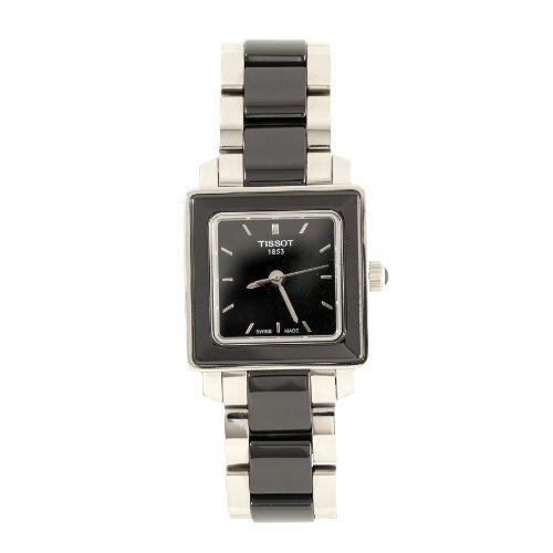 Tissot Swiss Made T Lady T Cera 2 Tone Ceramic Stainless Steel