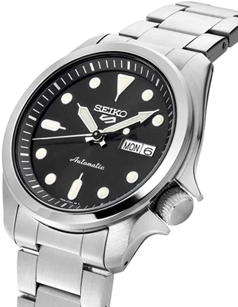 Seiko black best sale face watch