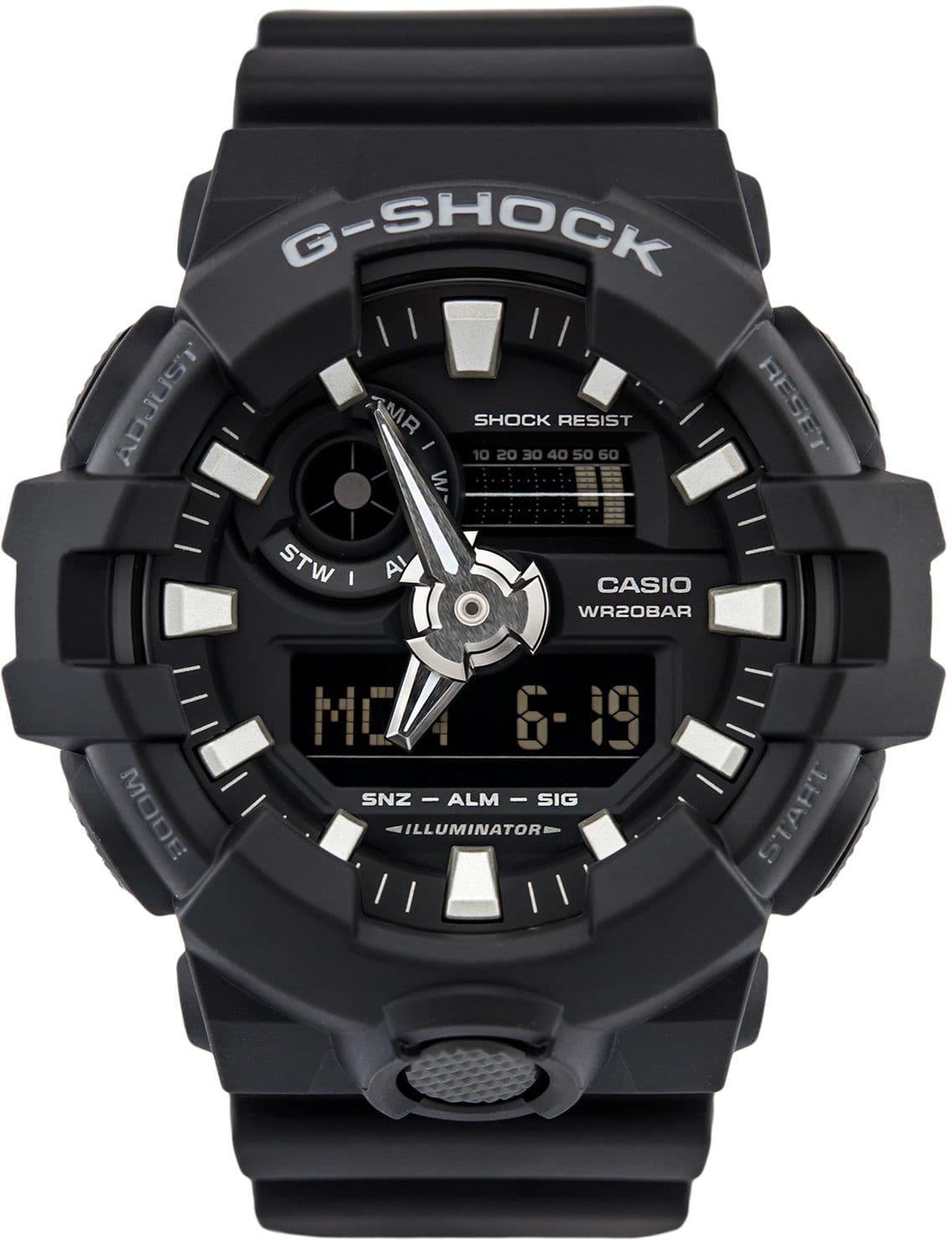 Casio G-Shock Standard Analog-Digital Black Watch GA700-1BDR