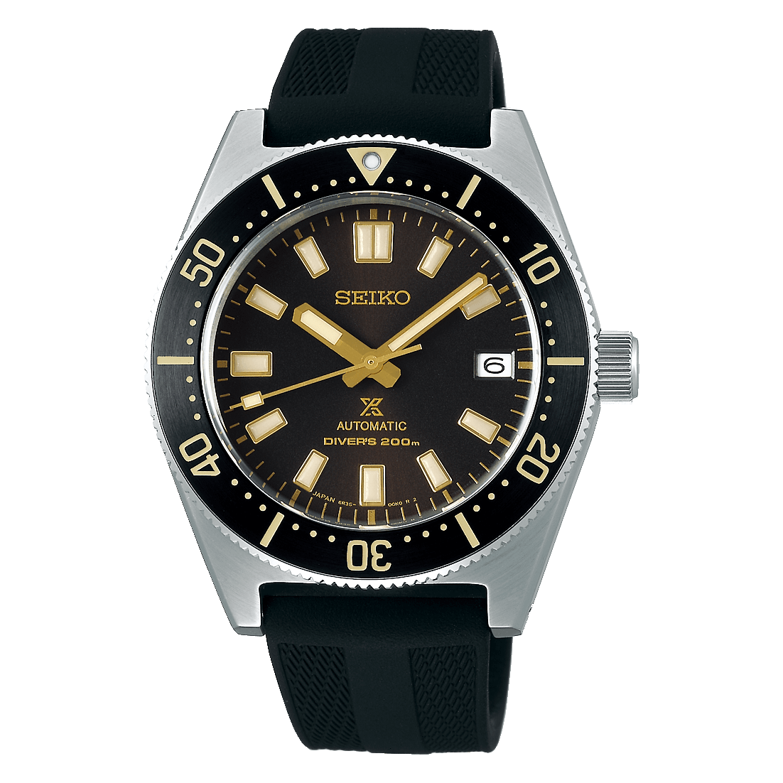 Black Seiko 62mas Reissue 2021 Seiko Prospex Men's Black Watch