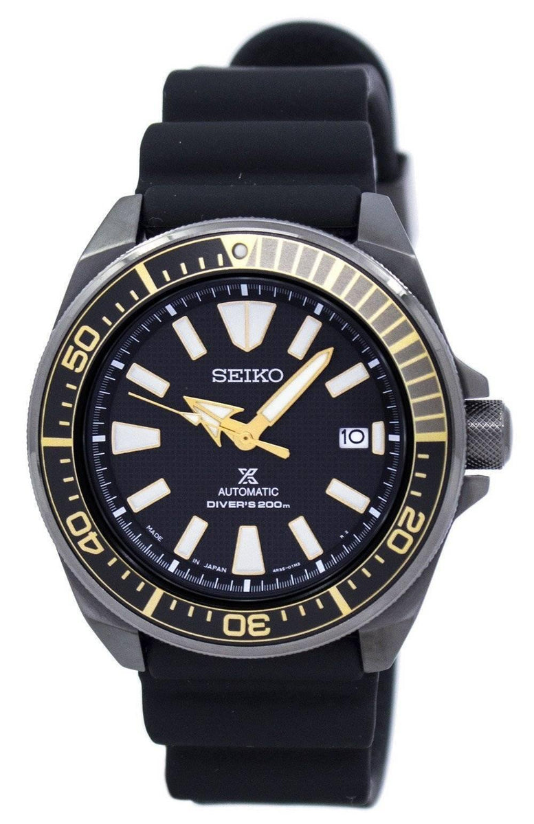 SEIKO 復刻サムライ PROSPEX SRPB51J1 Seiko Dark Knight Samurai Reissue Prospex Diver's Men's Rubber