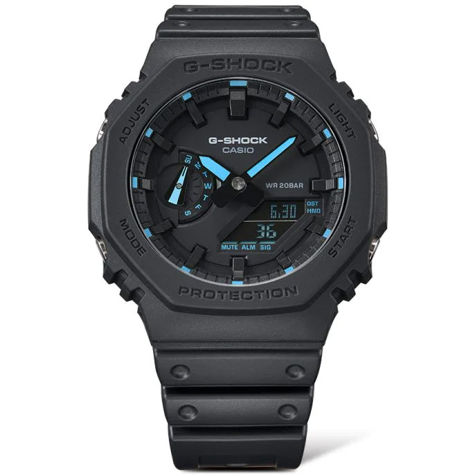 x　Core　Black　Watch　Blue　–　Casio　Prestige　CasiOak　GA2100-1A2DR　G-Shock　Guard　Carbon　AP