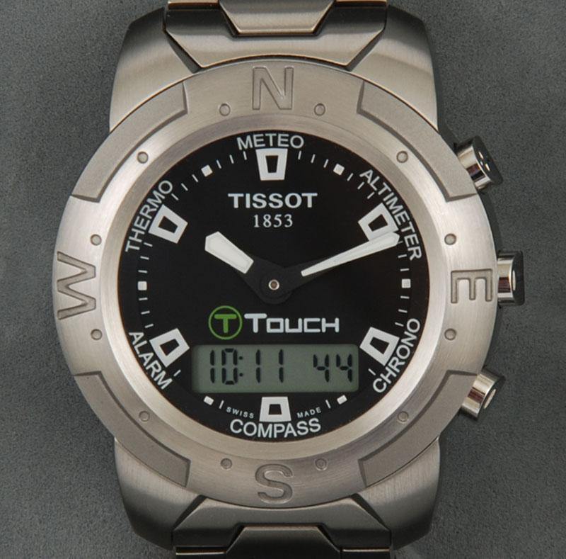 Tissot Swiss Made T Touch Anadigi Chrono Men s Stainless Steel Watch T33.1.488.51