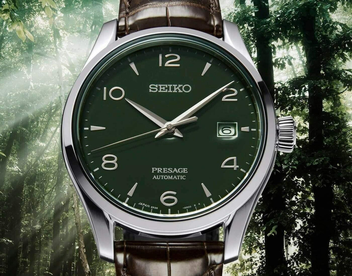 Seiko 2025 green enamel