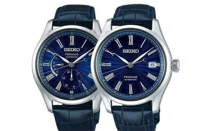 Seiko Limited Edition Presage Shippo Enamel Watches SPB073J1 SPB075J1 Set