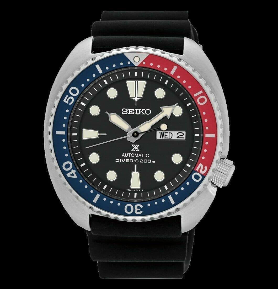 Seiko Pepsi Bezel New Turtle 200M Diver's Men's Watch SRP779K1 –