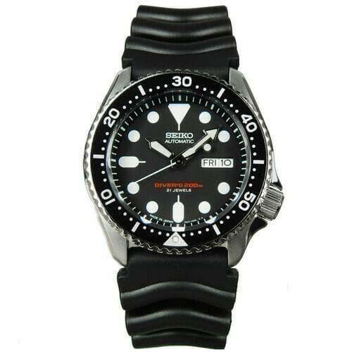 Seiko Japan Made Black SKX 200M Diver's Men's Watch SKX007J1