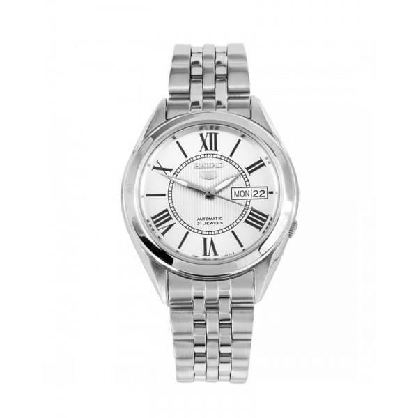 Seiko Classic Men's Size Silver Dial Stainless Steel Strap Watch SNKL29K1