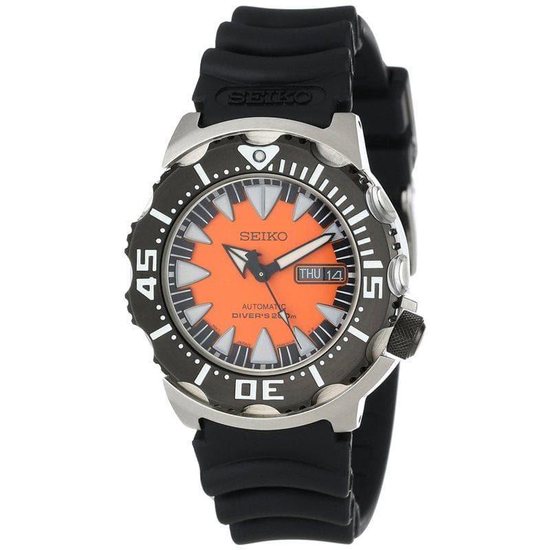 Seiko Monster Orange Fang 2nd Gen Diver's Men's Rubber Strap Watch