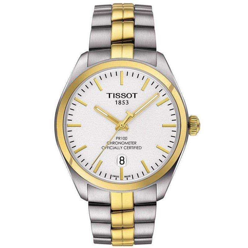 Tissot silver and gold watch new arrivals