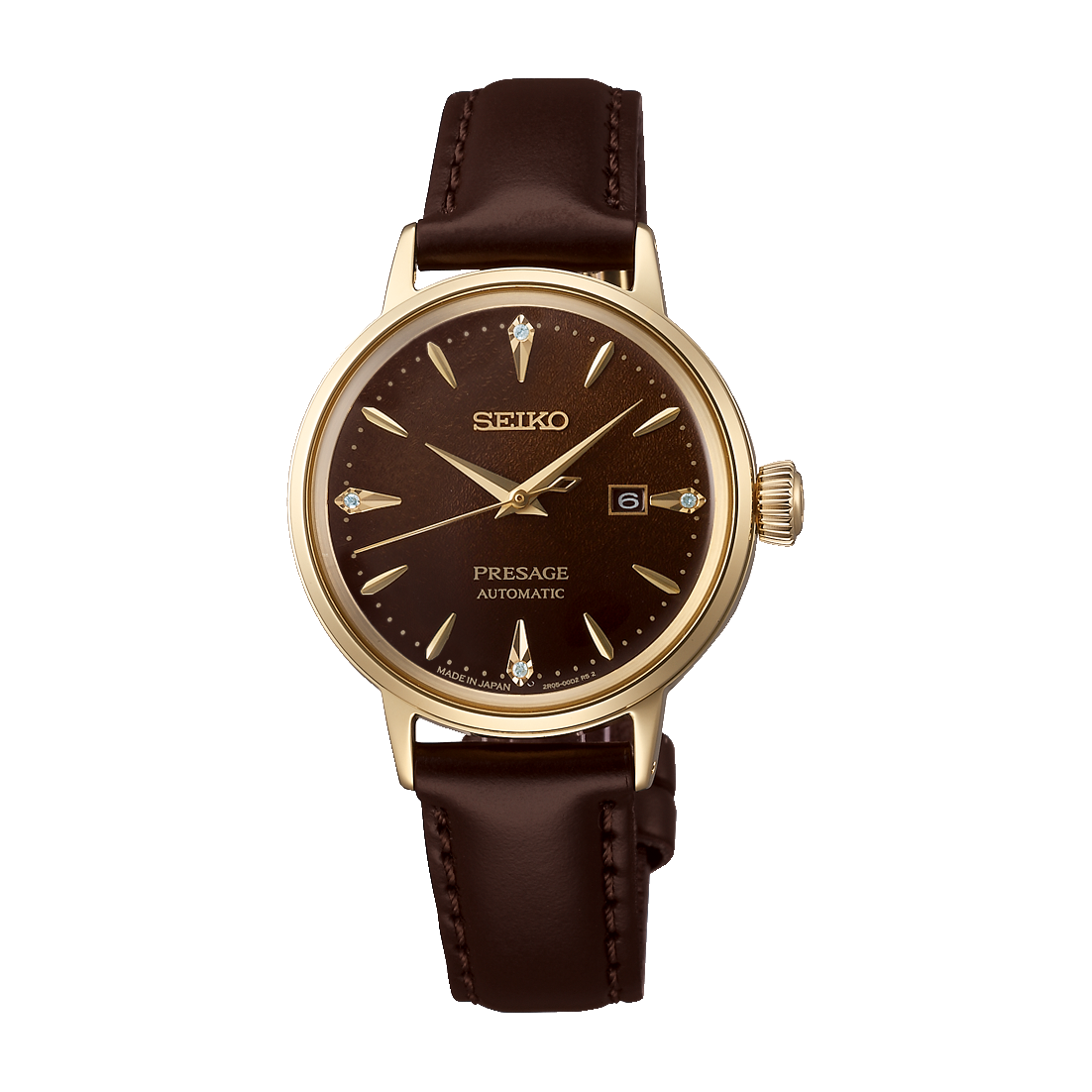 Seiko Japan Made Presage Cocktail Time "‘Jamaican Coffee" Ladies' Watch SRE020J1