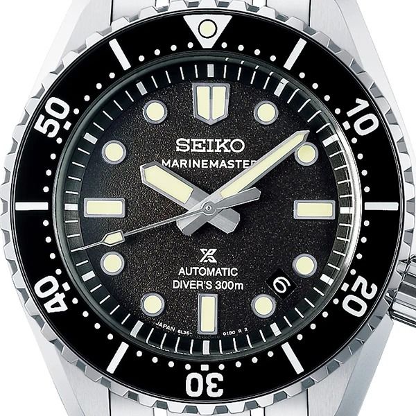 Seiko Prospex 1968 Marinemaster Heritage Black Stainless Steel Watch SLA079J1