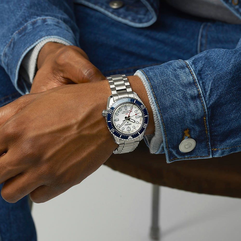 Seiko 1968 Heritage GMT Baby Marinemaster 60th Anniv LE 200M Men's Diver's Watch SPB519J1