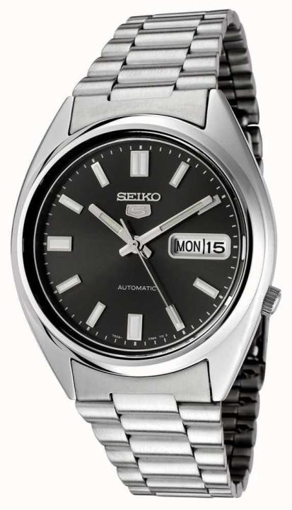 Seiko 5 Classics 100M SNXS Black Automatic Stainless Steel Watch SNXS79K1