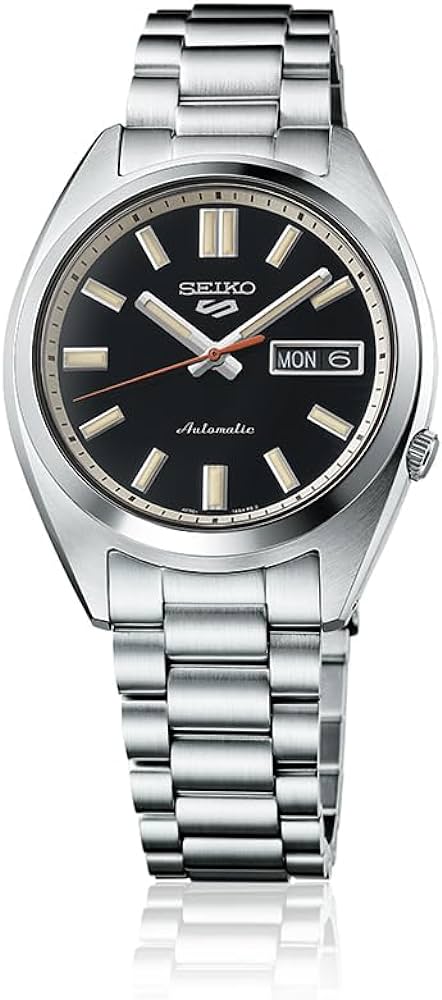 Seiko 5 Sports 100M SNXS Rinse Black Automatic Stainless Steel Watch SRPK89K1