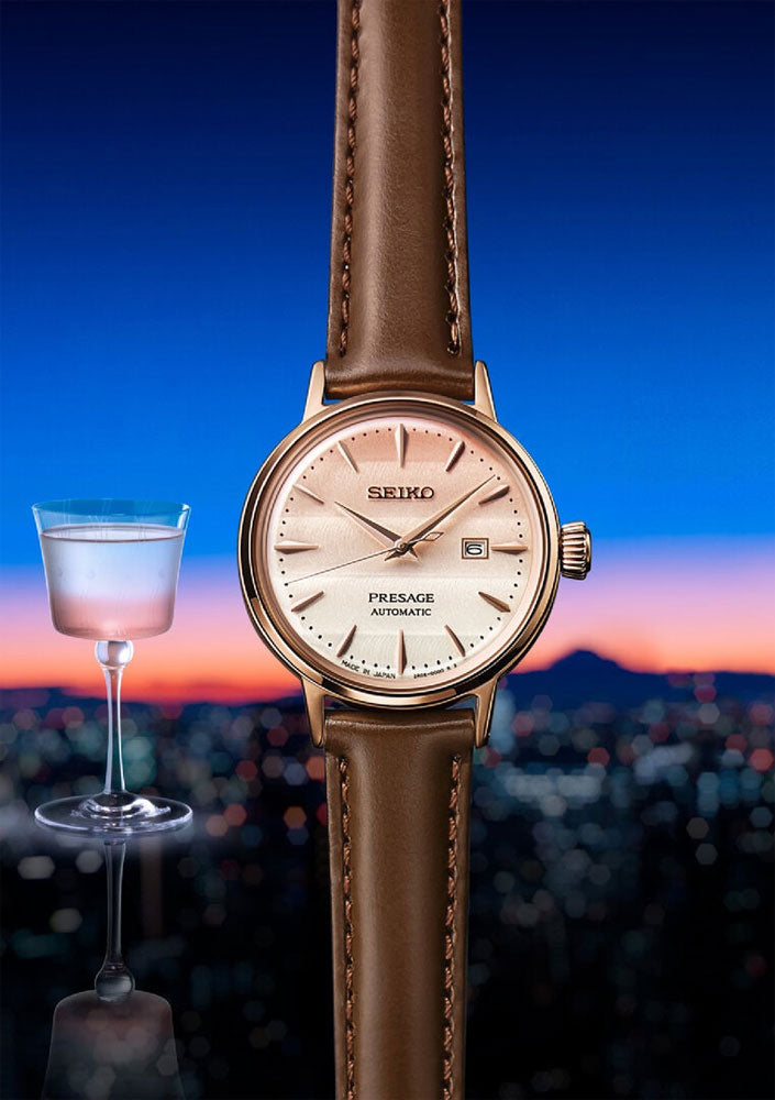 Seiko Limited Edition Presage Cocktail Time Pinky Twilight Ladies' Watch SRE014J1