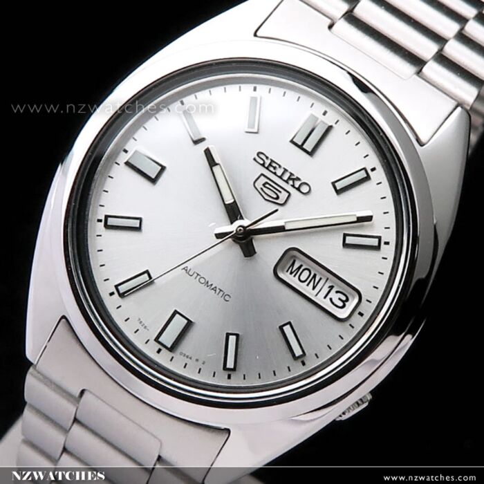 Seiko 5 Classics 100M SNXS Silver Automatic Stainless Steel Watch SNXS73K1