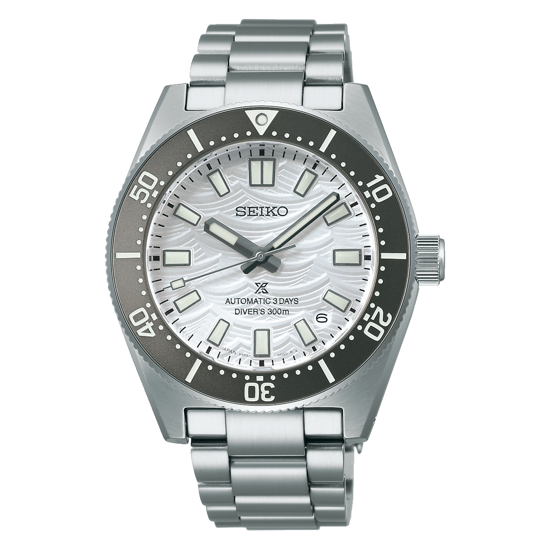 Seiko Prospex 1965 Heritage Diver's 62MAS 60th Anniv LE Silver Men's Stainless Steel Watch SPB511J1