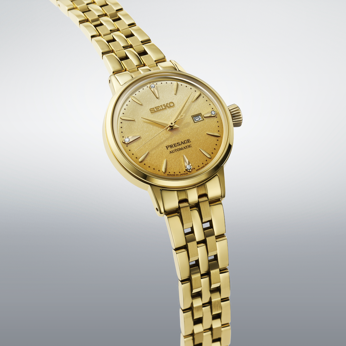 Seiko Japan Made Presage Cocktail Time "‘Eggnogg" Ladies' Watch SRE018J1