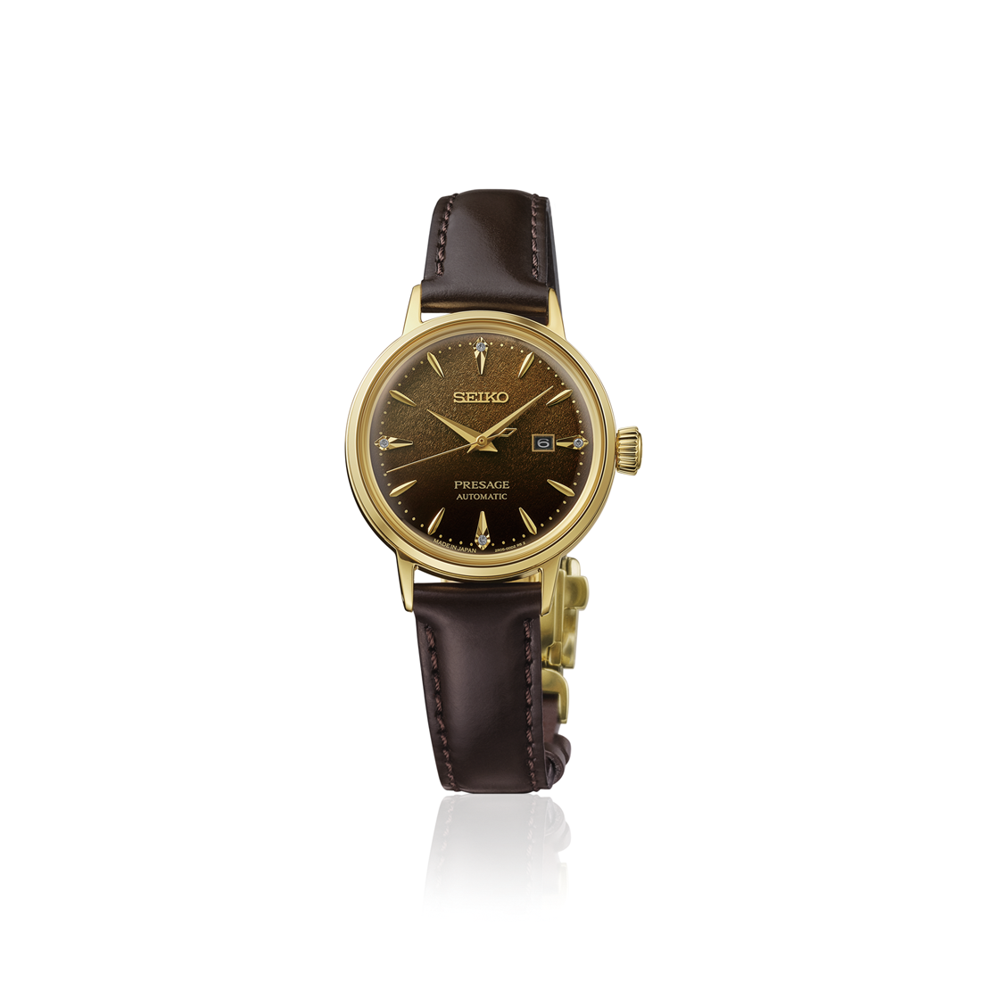 Seiko Japan Made Presage Cocktail Time "‘Jamaican Coffee" Ladies' Watch SRE020J1