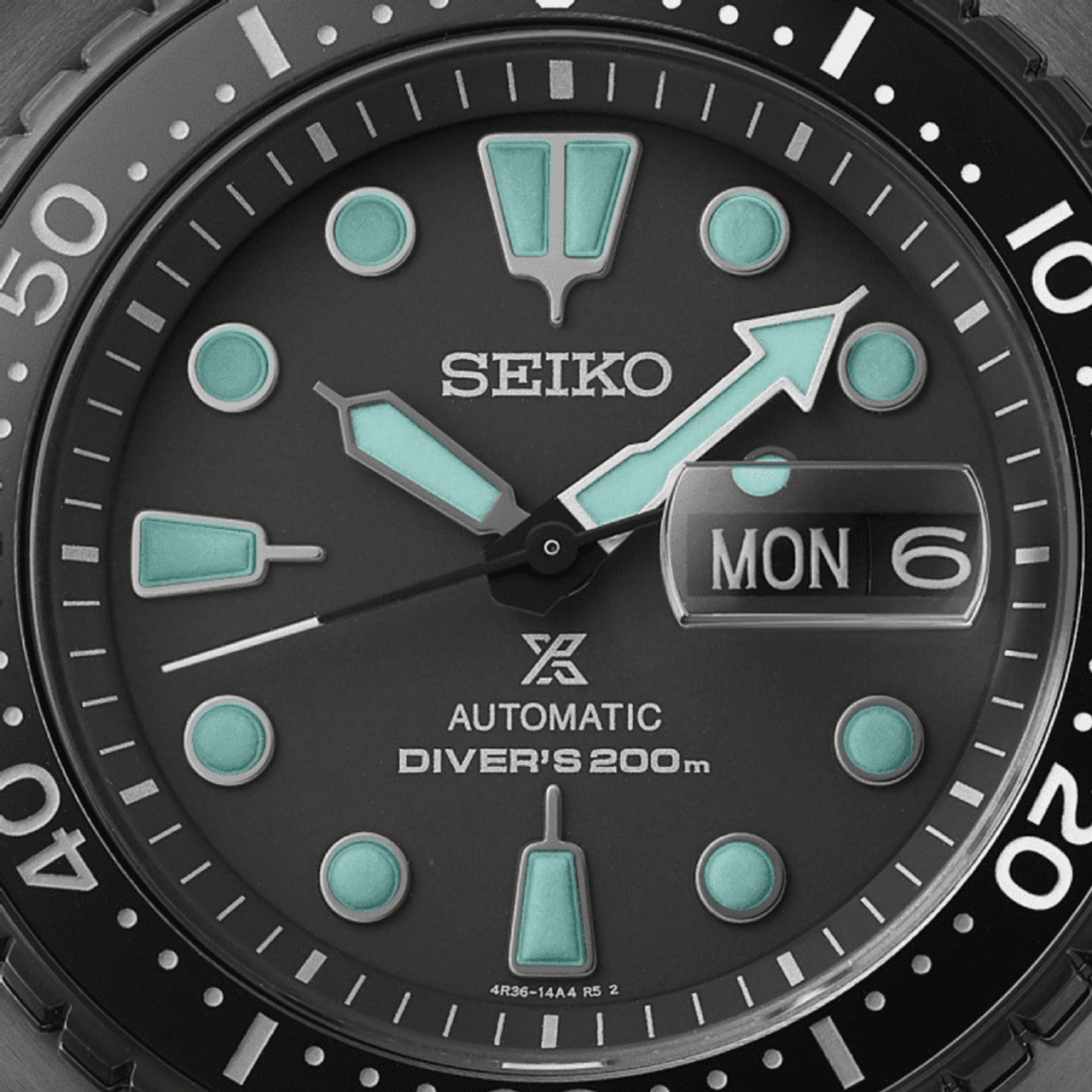 Seiko Prospex Black Series Night Vision King Turtle Diver's Men's Watch SRPK43K1