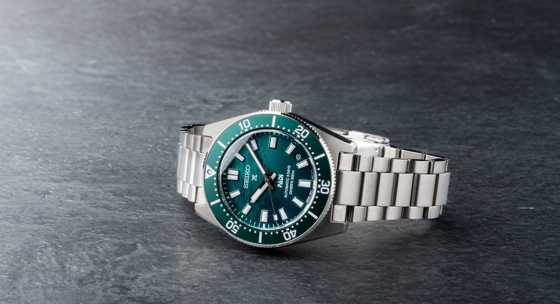 Seiko Prospex 1965 Heritage Diver's 62MAS PADI SE Emerald Green Men's Watch SPB501J1