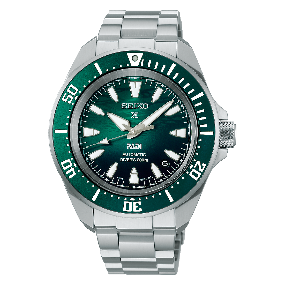 Seiko Prospex Slim Samurai PADI SE Emerald Green 200M Diver's Men's Watch SRPL53K1