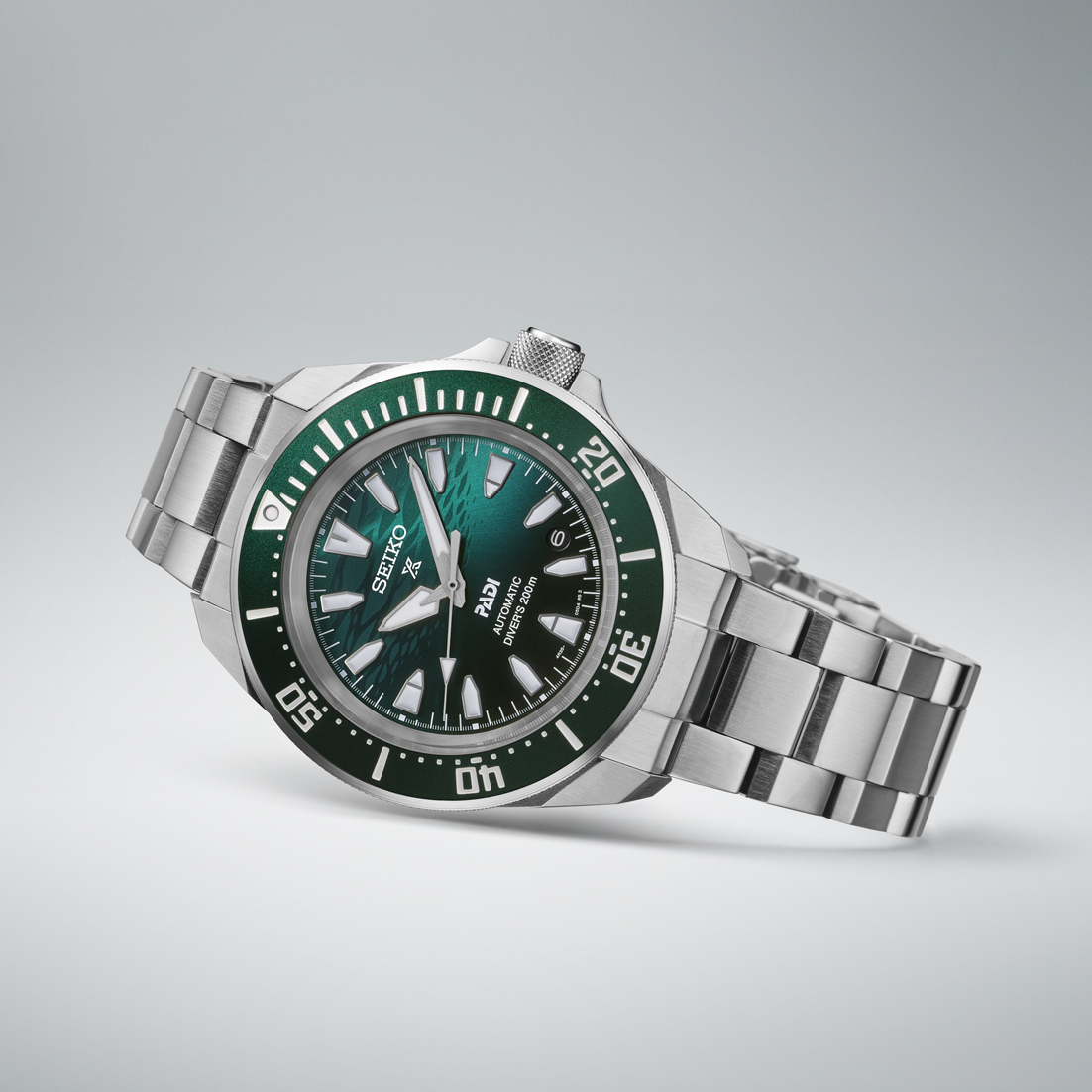 Seiko Prospex Slim Samurai PADI SE Emerald Green 200M Diver's Men's Watch SRPL53K1