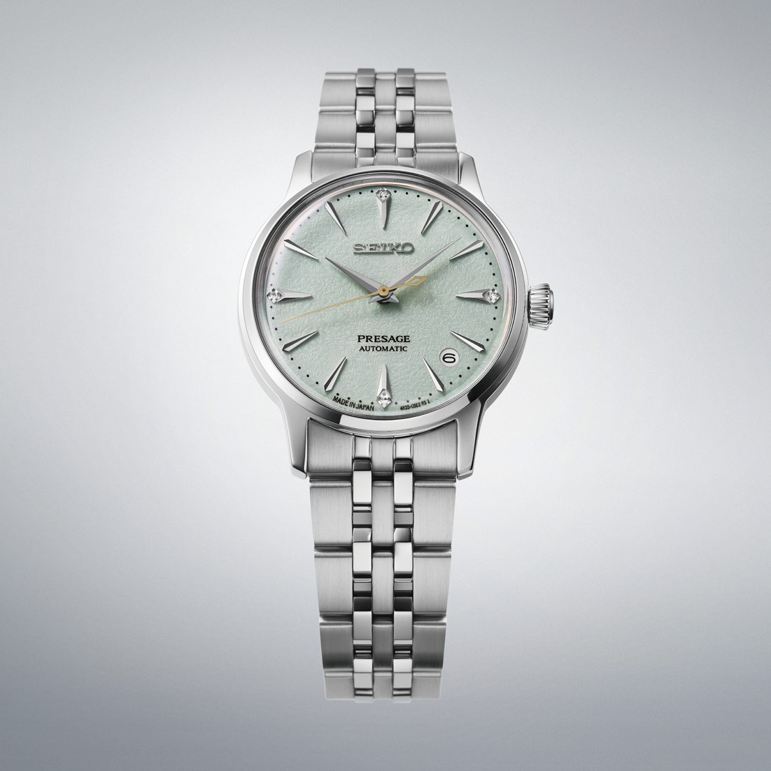 Seiko Japan Made Presage Cocktail Time "Frozen Mojito" Ladies' Watch SRPL63J1
