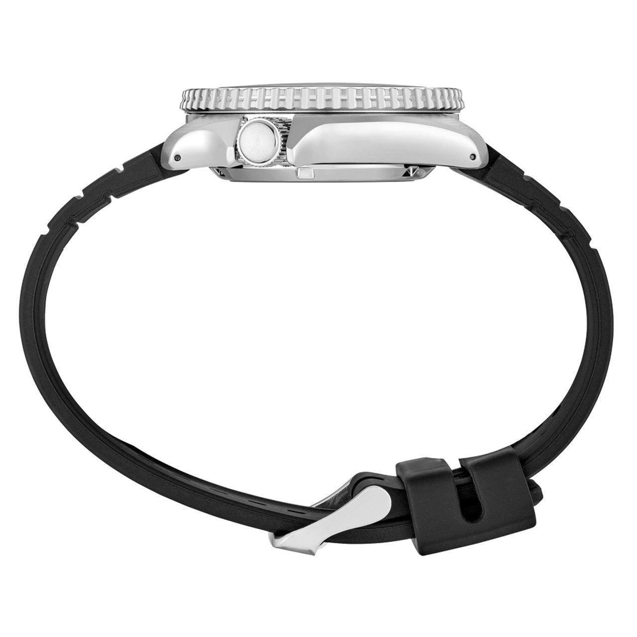 Seiko 5 100M Daichi Orange Dial Automatic Rubber Strap Watch SRPL89K1