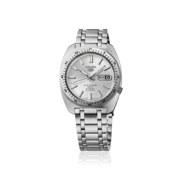 Seiko 5 100M Heritage Silver Limited Edition Automatic Watch