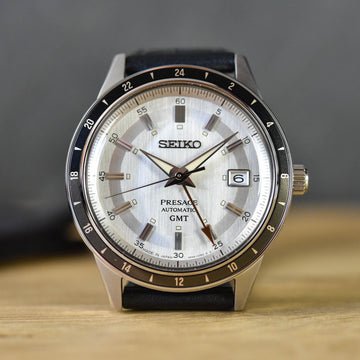 Seiko Presage 'Stone' Style 60s Road Trip GMT SSK011J1 - First Class  Watches™ USA