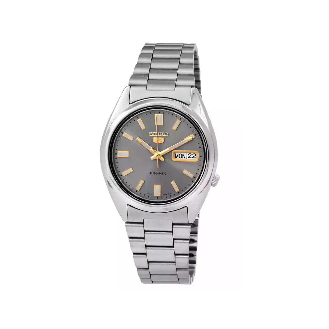 Seiko 5 Classics 100M SNXS Grey Automatic Stainless Steel Watch SNXS75K1