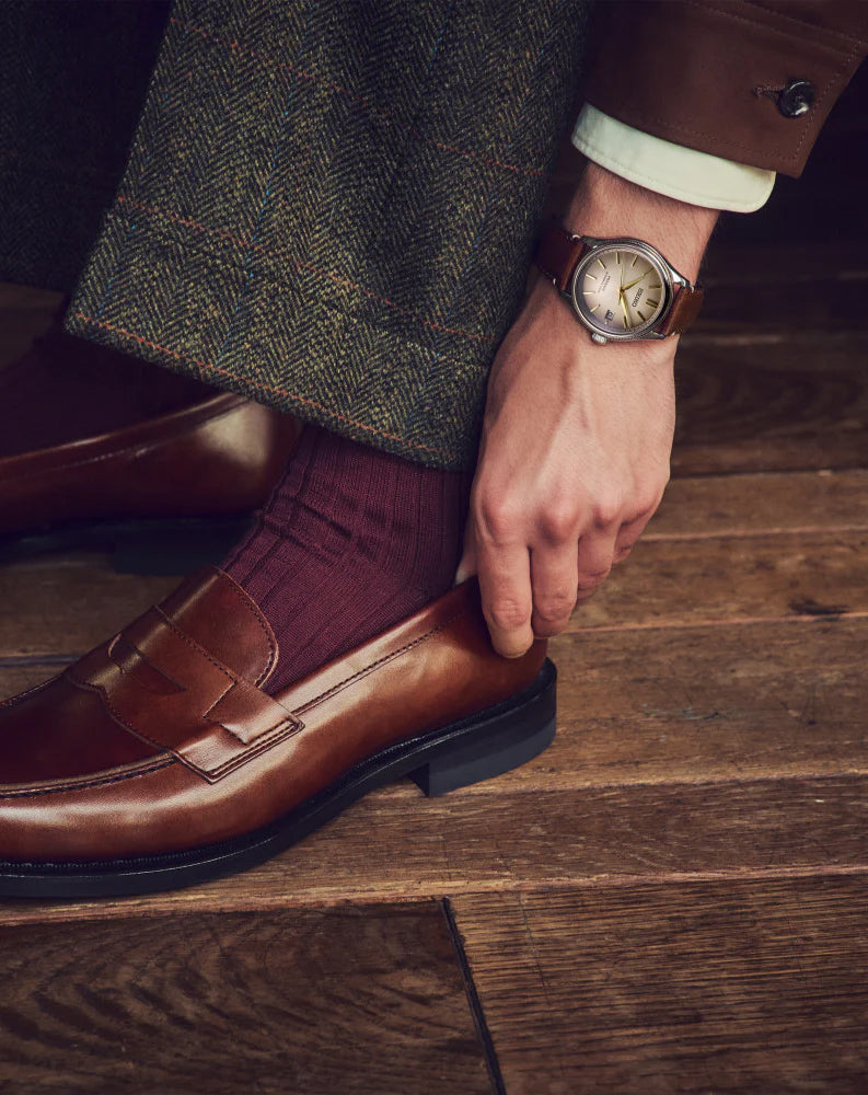 Seiko LE Presage 'Shiracha' Classic Series Men's Leather Strap Watch SPB529J1