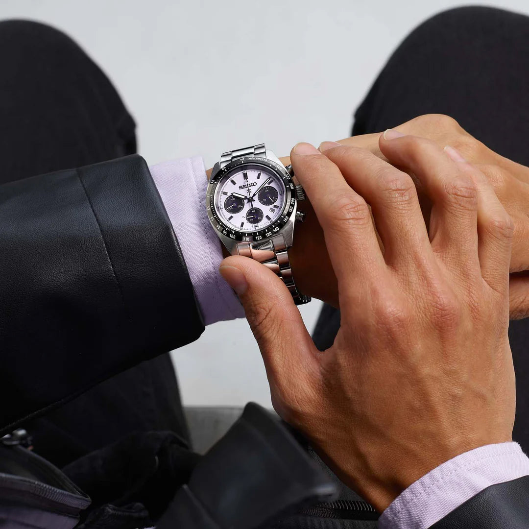 Seiko Prospex Tokyo 2025 World Athletic LE Solar Men's Stainless Steel Chrono Watch SSC955P1