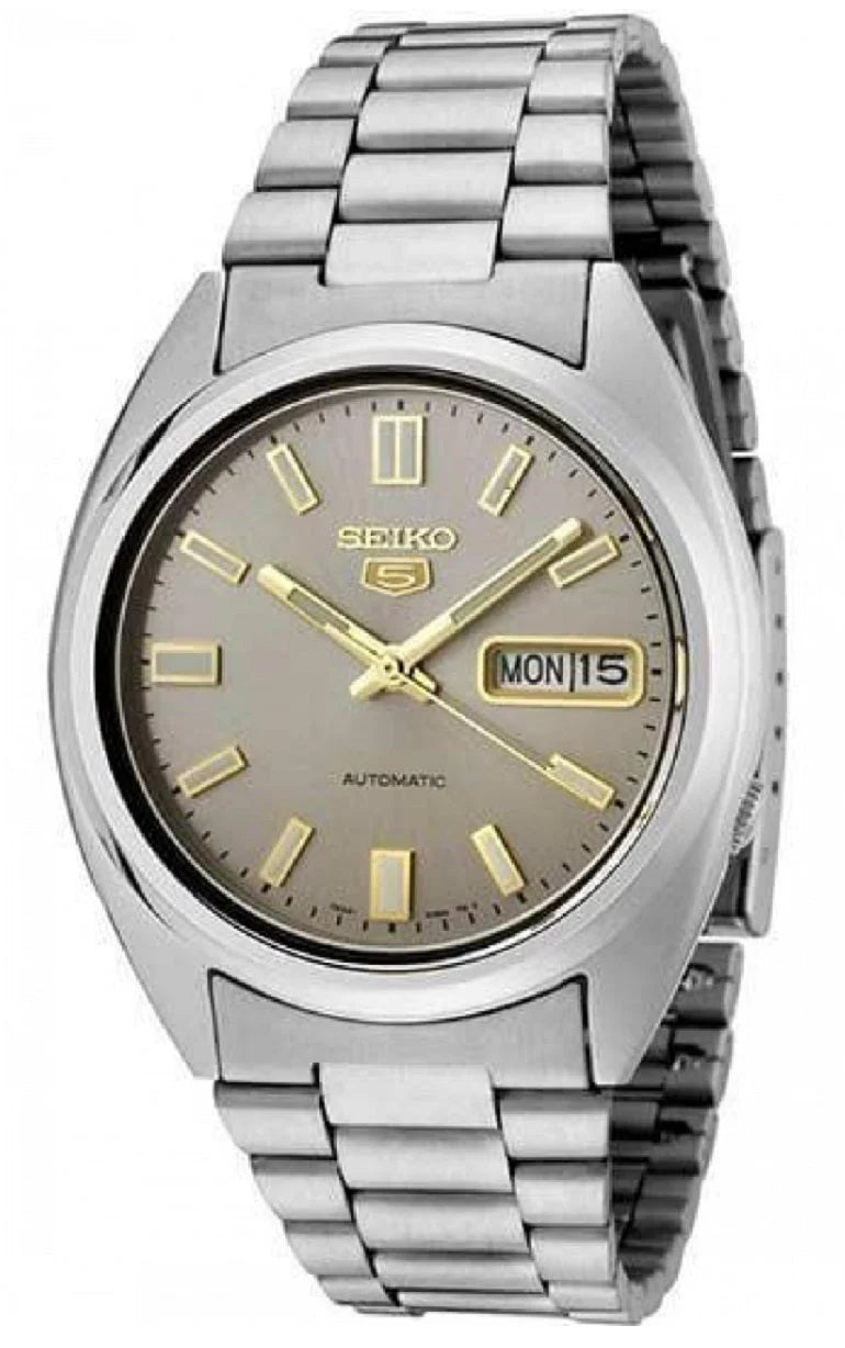 Seiko 5 Classics 100M SNXS Grey Automatic Stainless Steel Watch SNXS75K1