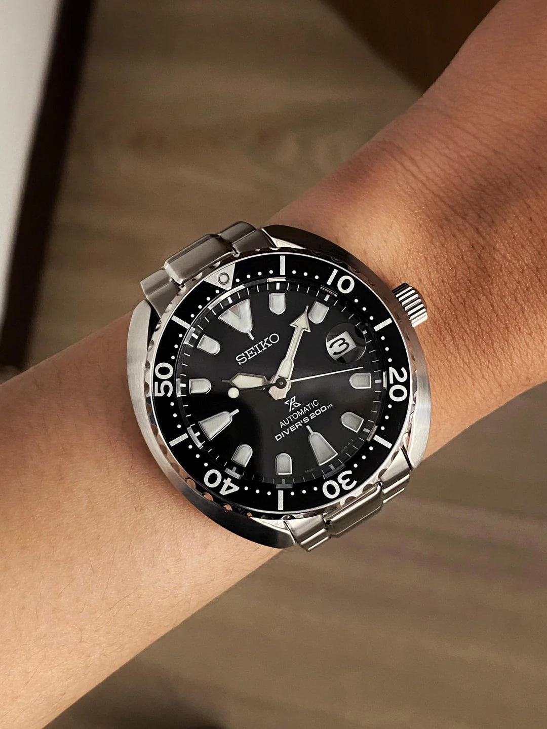 Seiko Prospex "Mini Turtle" Diver's Men's Stainless Steel Watch SRPC35K1