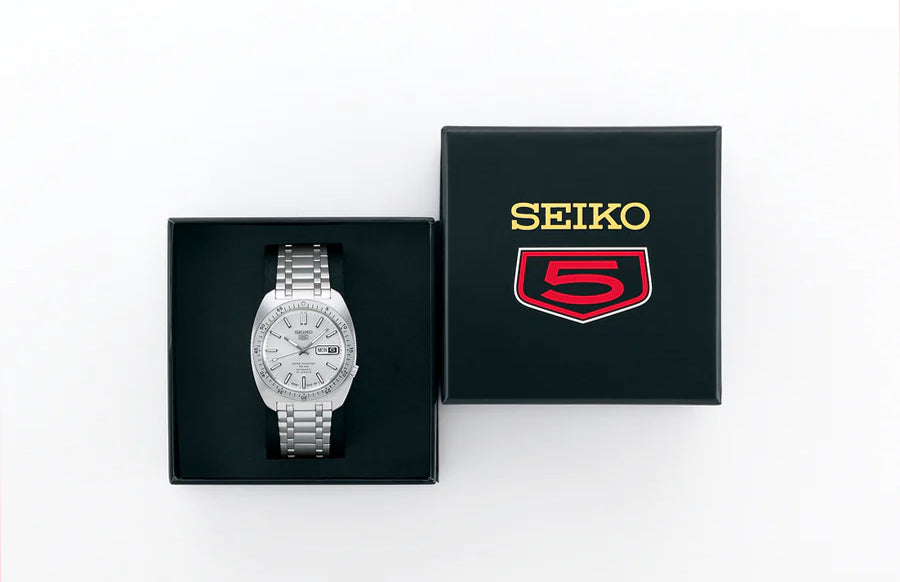 Seiko 5 100M Heritage Silver Limited Edition Automatic Watch SRPL91K1