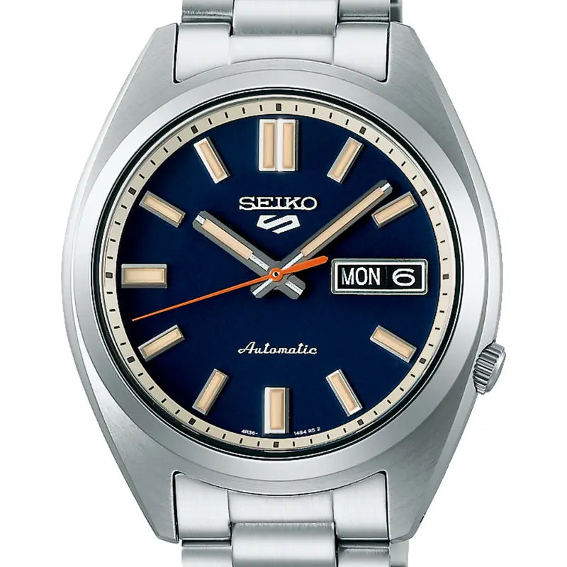 Seiko 5 Sports 100M SNXS Rinse Blue Automatic Stainless Steel Watch SRPK87K1