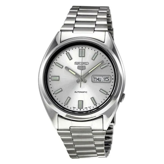 Seiko 5 Classics 100M SNXS Silver Automatic Stainless Steel Watch SNXS73K1