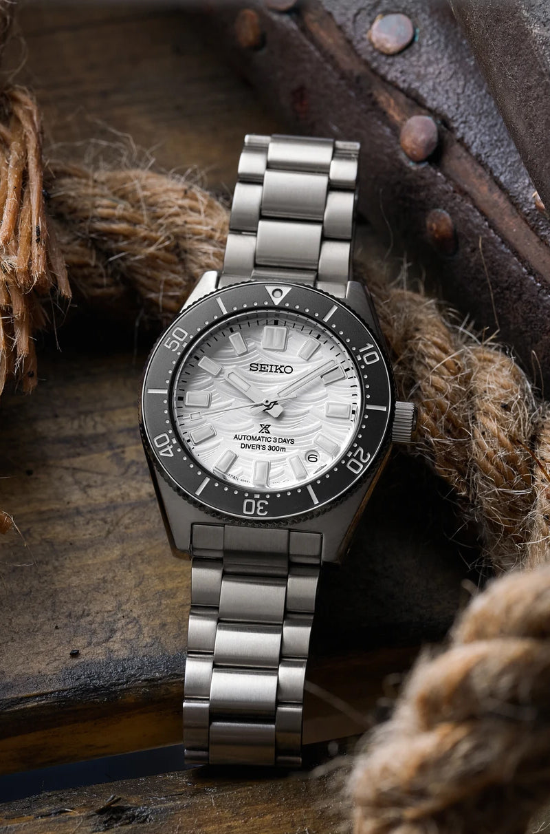 Seiko Prospex 1965 Heritage Diver's 62MAS 60th Anniv LE Silver Men's Stainless Steel Watch SPB511J1