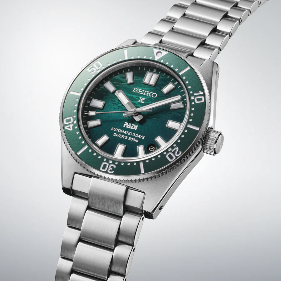 Seiko Prospex 1965 Heritage Diver's 62MAS PADI SE Emerald Green Men's Watch SPB501J1