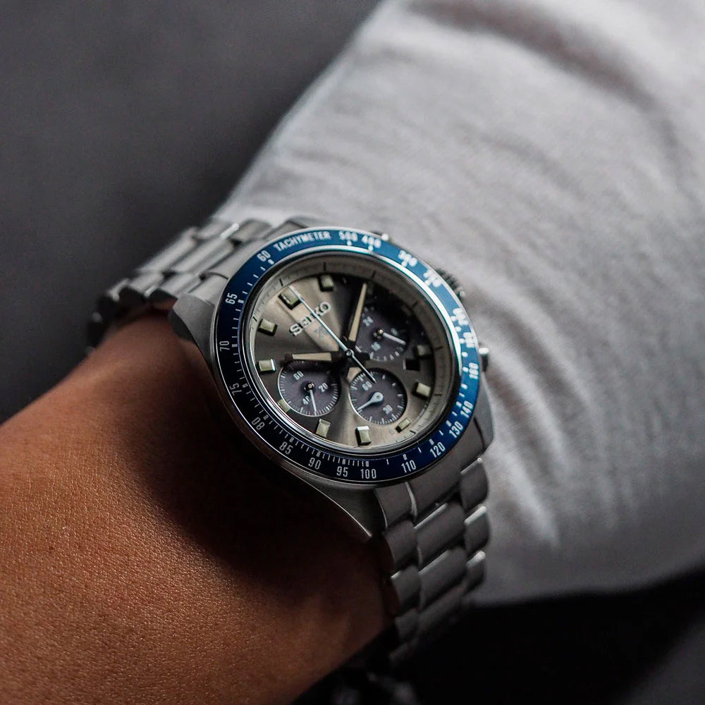 Seiko Racing Wstch Seiko Prospex Solar Men's Chronograph Stainless Steel Watch SSC939P1 ...