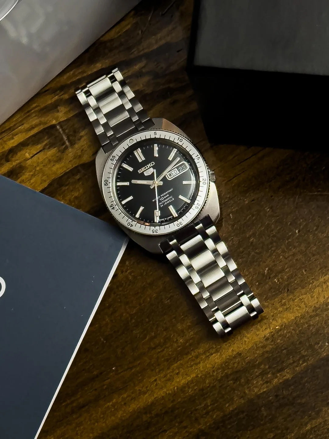 Seiko 5 100M Heritage Black Limited Edition Automatic Watch SRPL93K1