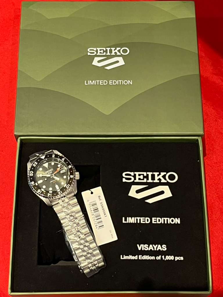 Seiko 5 GMT Sports 6th Philippines Visayas LE 100M Men's Watch SSK055K1