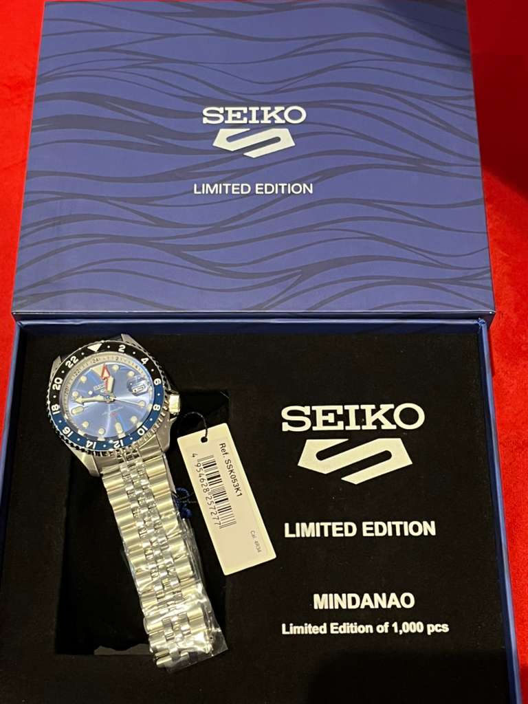 Seiko 5 GMT Sports 6th Philippines Mindanao LE 100M Men's Watch SSK053K1