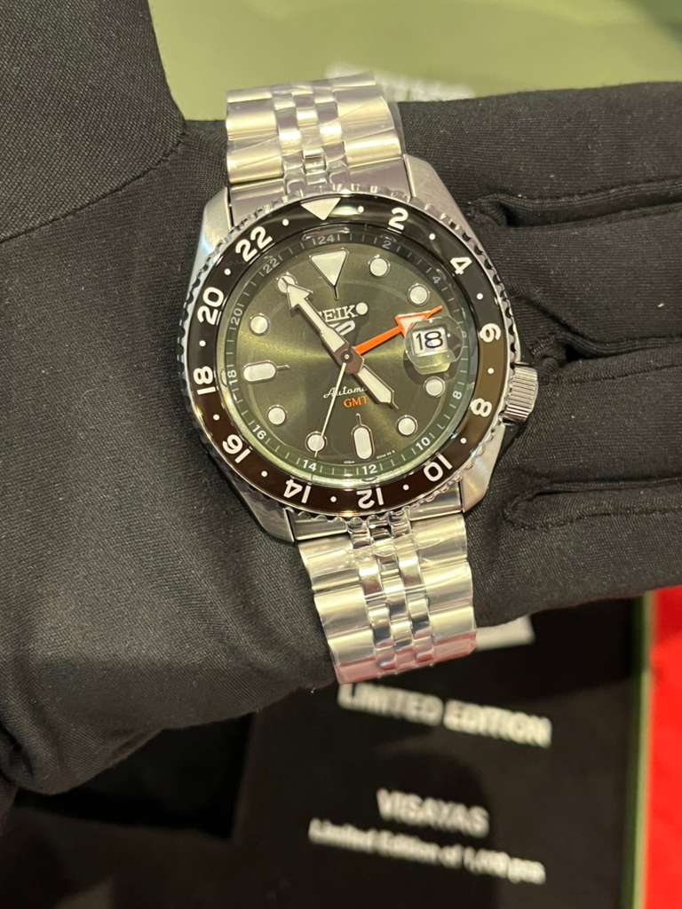 Seiko 5 GMT Sports 6th Philippines Visayas LE 100M Men's Watch SSK055K1